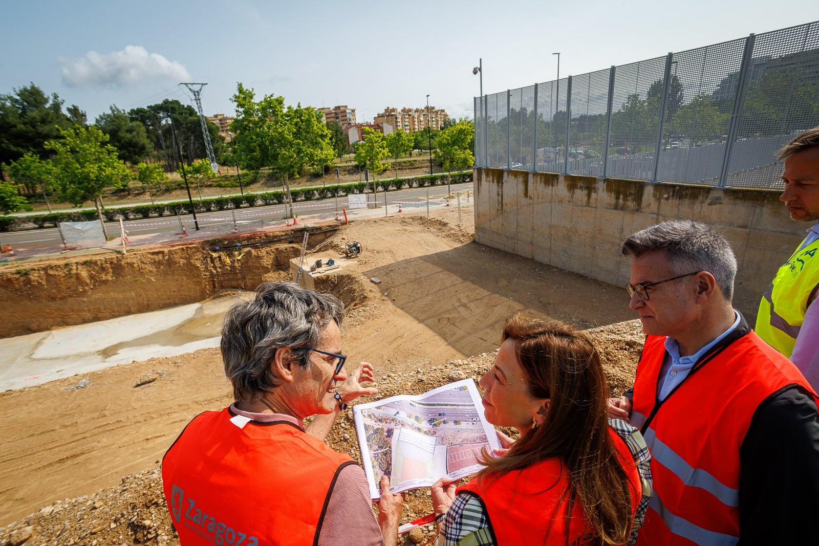 El canal de alivio en el Barranco de la Muerte estará listo a finales de mes en Zaragoza