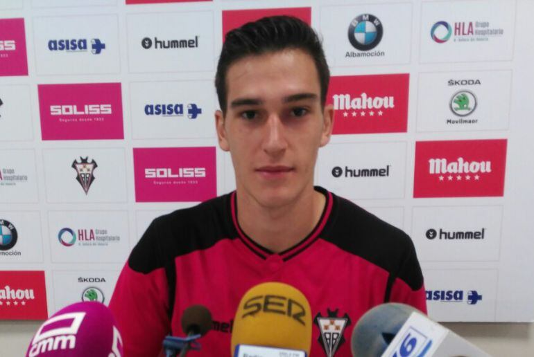Adri Gómez, jugador de Albacete Balompié