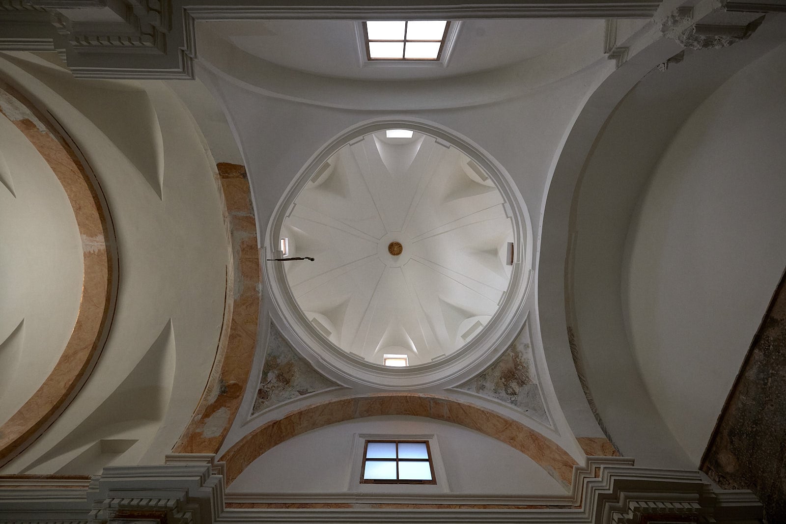 La cúpula de la Capilla ya restaurada
