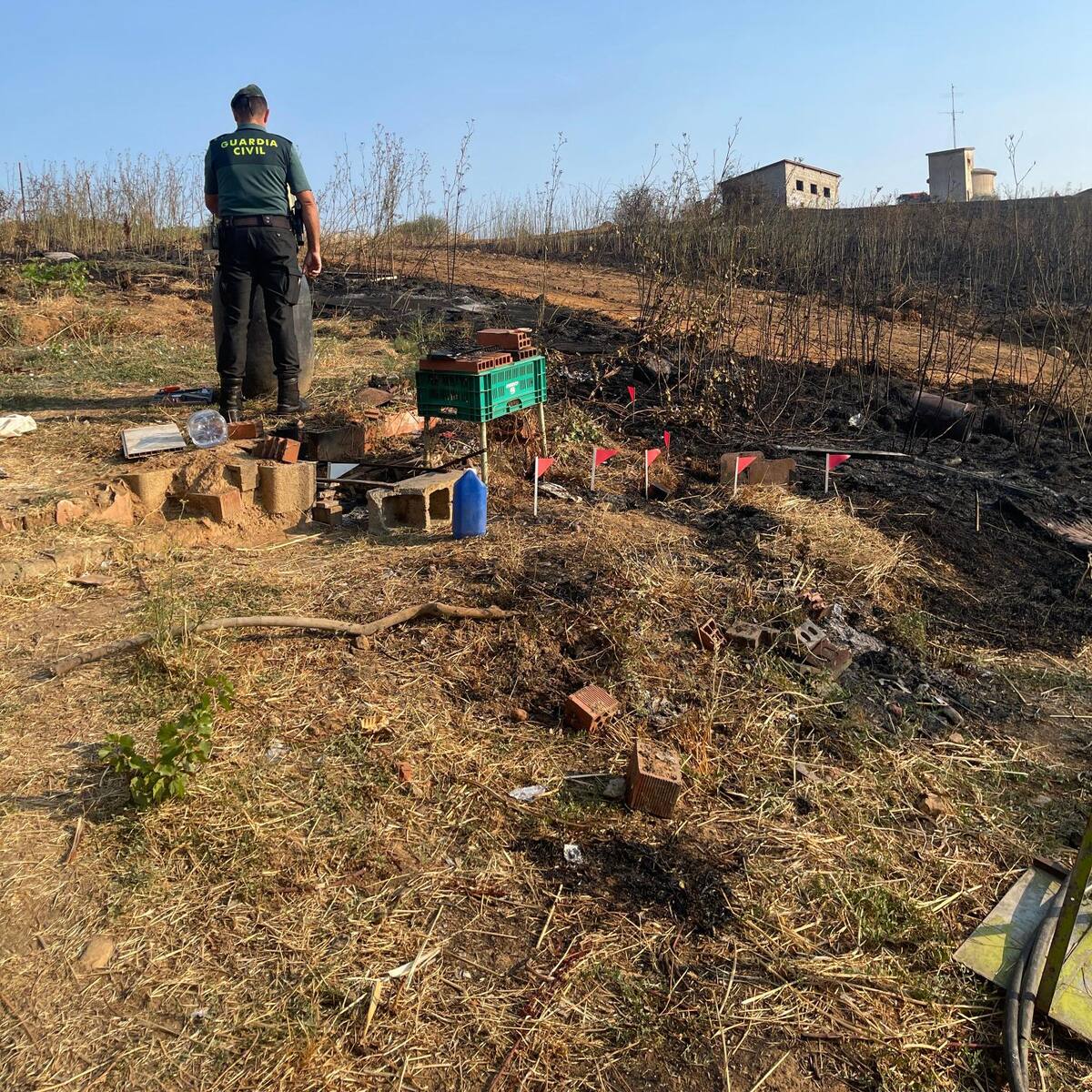 Detenido el presunto autor del incendio de Molinaseca (León), que hizo una hoguera para cocinar