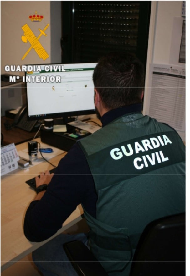 Investigación realizada por la Guardia Civil de Segovia