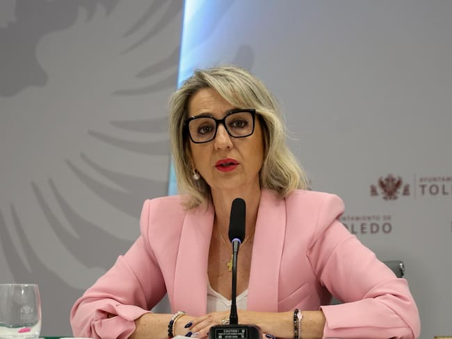 Imagen de Inés Cañizares durante la rueda de prensa de este miércoles