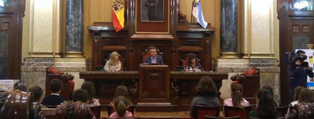 Pleno infantil en María Pita