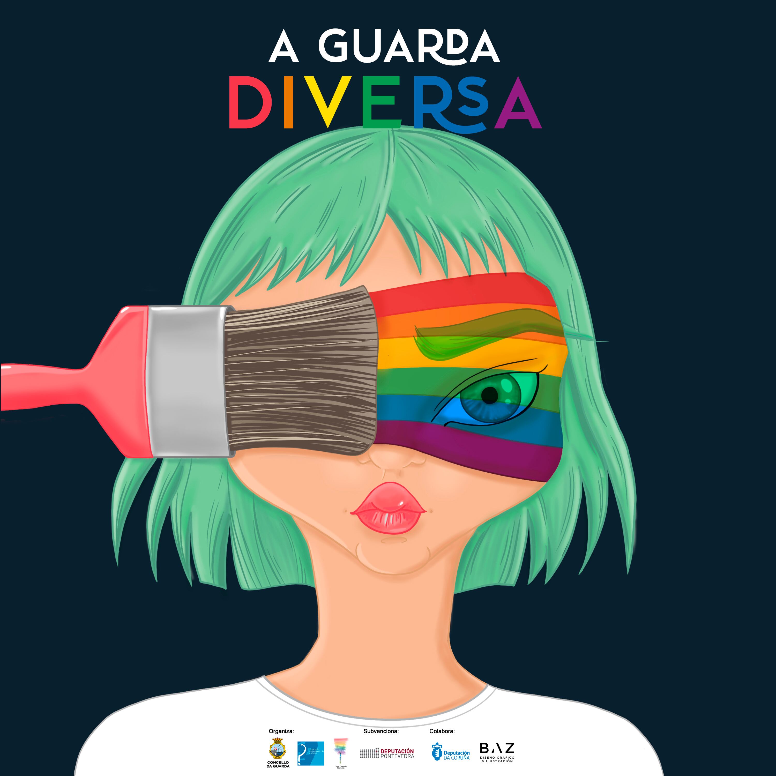 Cartel de la tercera edición de &quot;A Guarda Diversa&quot;