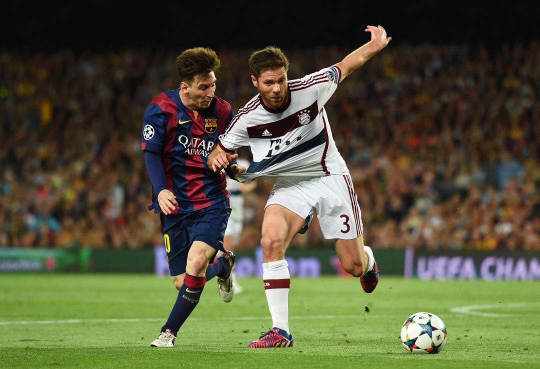 Messi y Xabi Alonso 