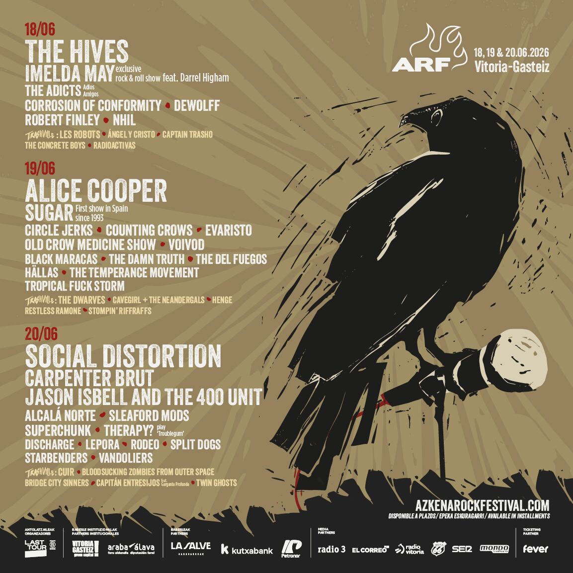 Cartel Azkena Rock Festival 2026