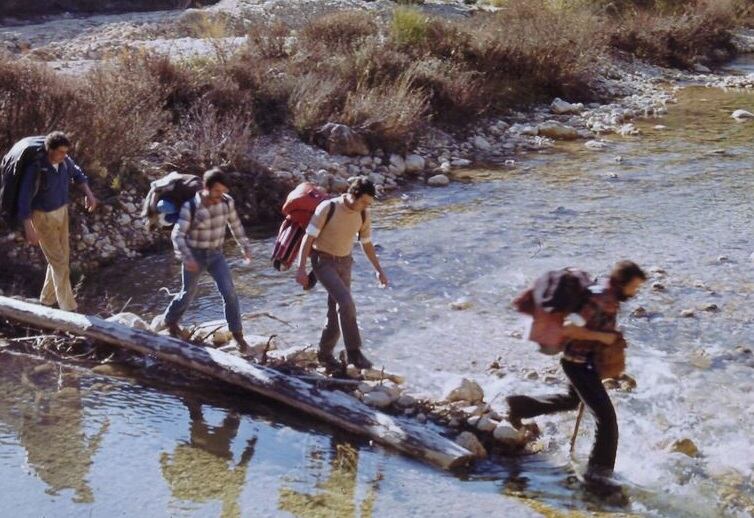 Imagen de archivo de la Marcha Nerpio-Alcaraz en 1985