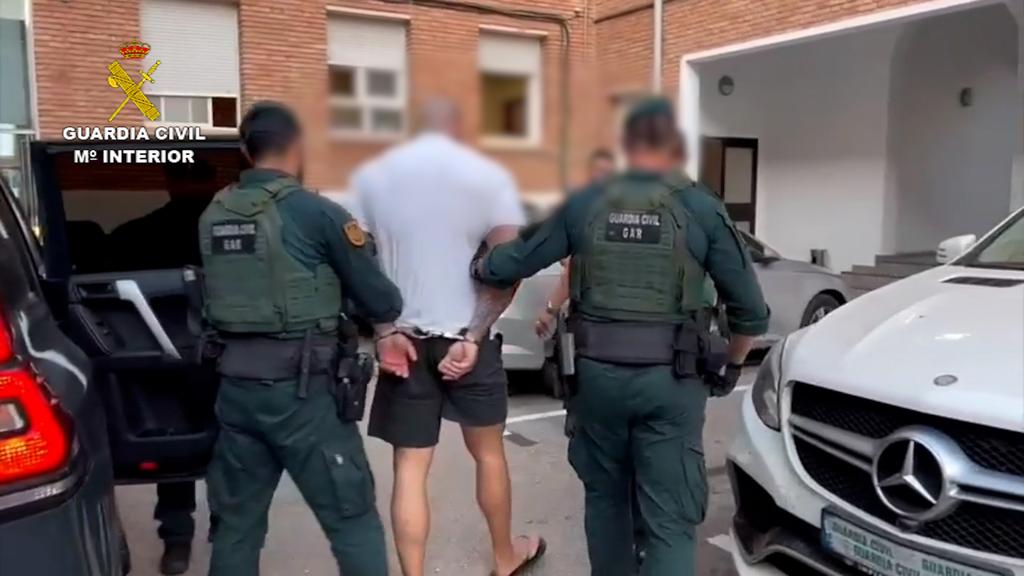 El individuo detenido por la Guardia Civil en Mijas