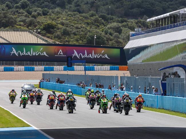 Imagen de la última prueba del Campeonato de España de Superbike disputada en el Circuito de Jerez