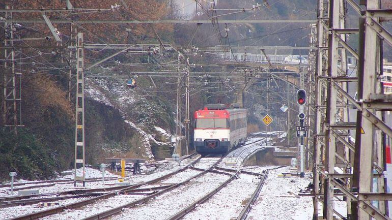 Problemas en la línea de tren convencional