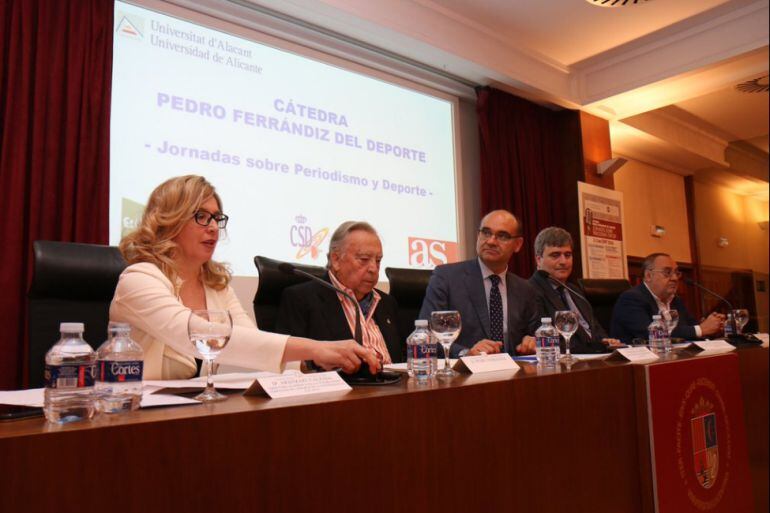 Inauguración de las Jornadas sobre Periodismo y Deporte de la Cátedra Pedro Ferrándiz