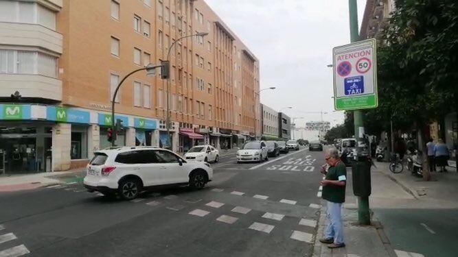 Carretera de Carmona, en una imagen de archivo.