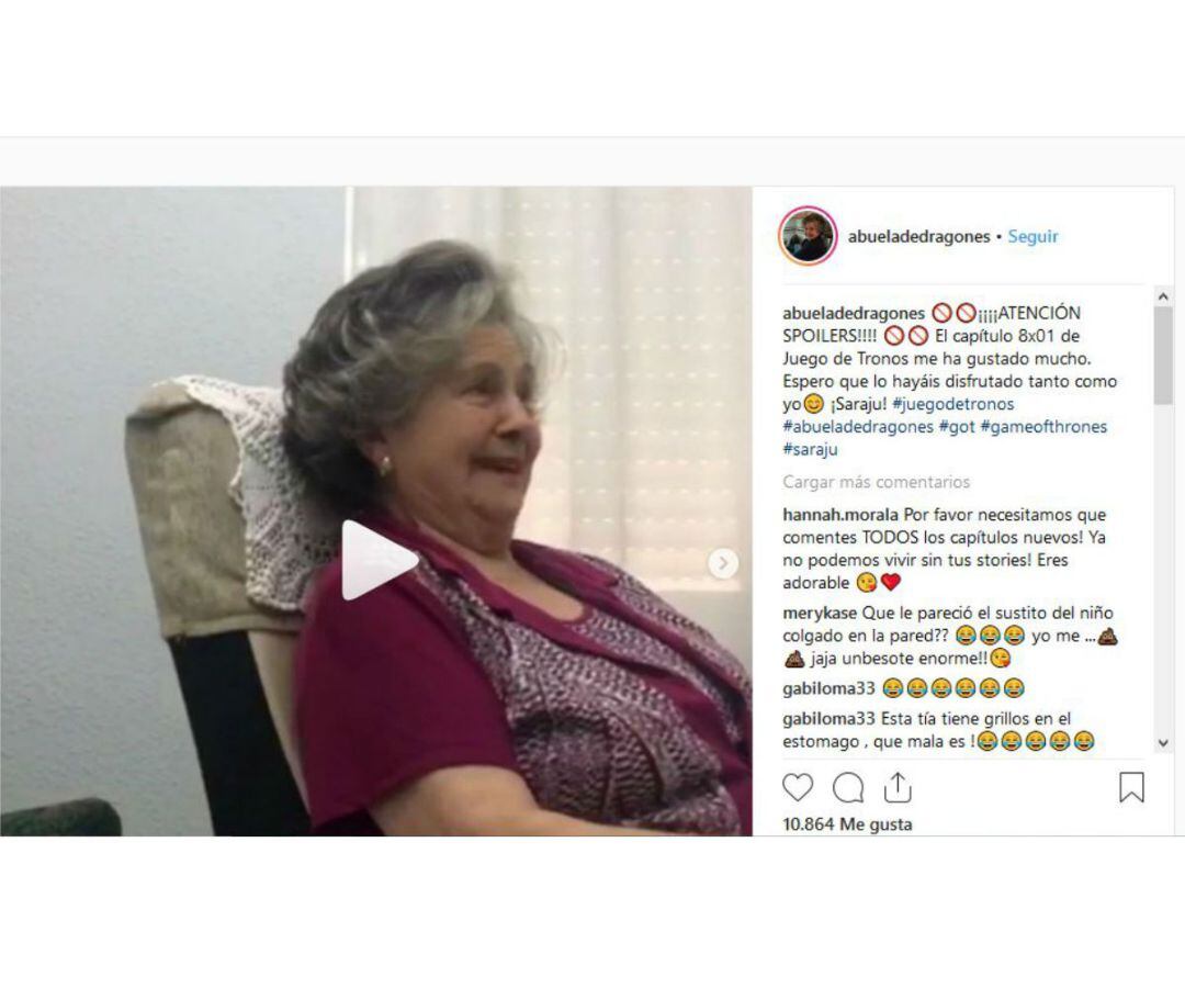 Vuelve la abuela analista de Juego de Tronos