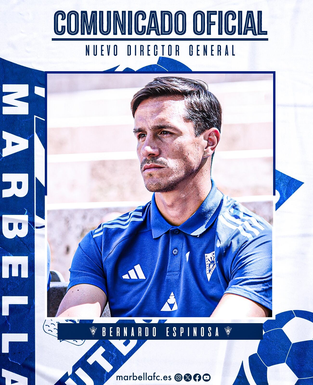 Bernardo Espinosa, nuevo director general del Marbella