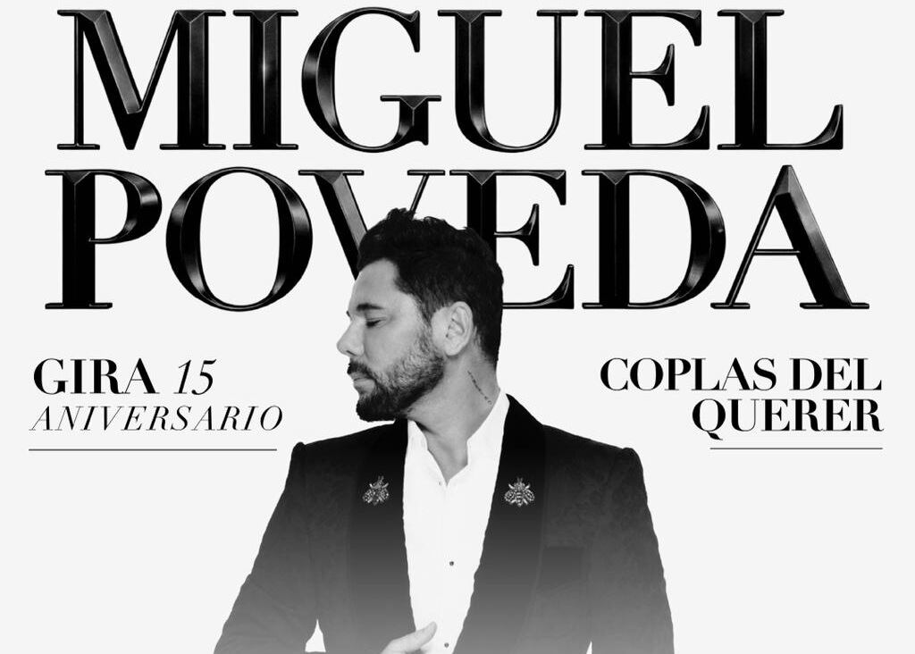 Cartel de la gira 'Coplas del querer' de Miguel Poveda