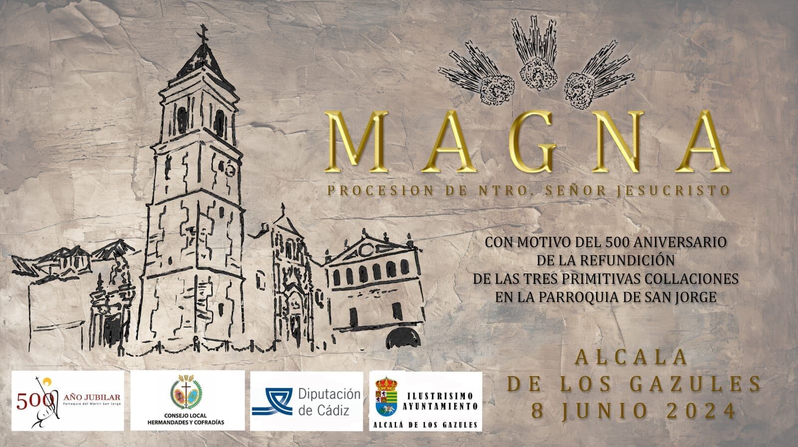 Cartel de la Magna de Alcalá de los Gazules.