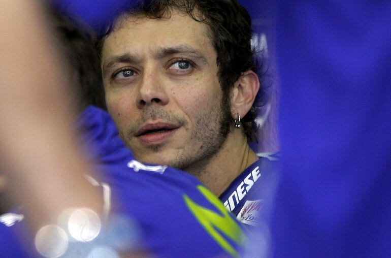 Valentino Rossi, en el GP de la Comunidad Valenciana.