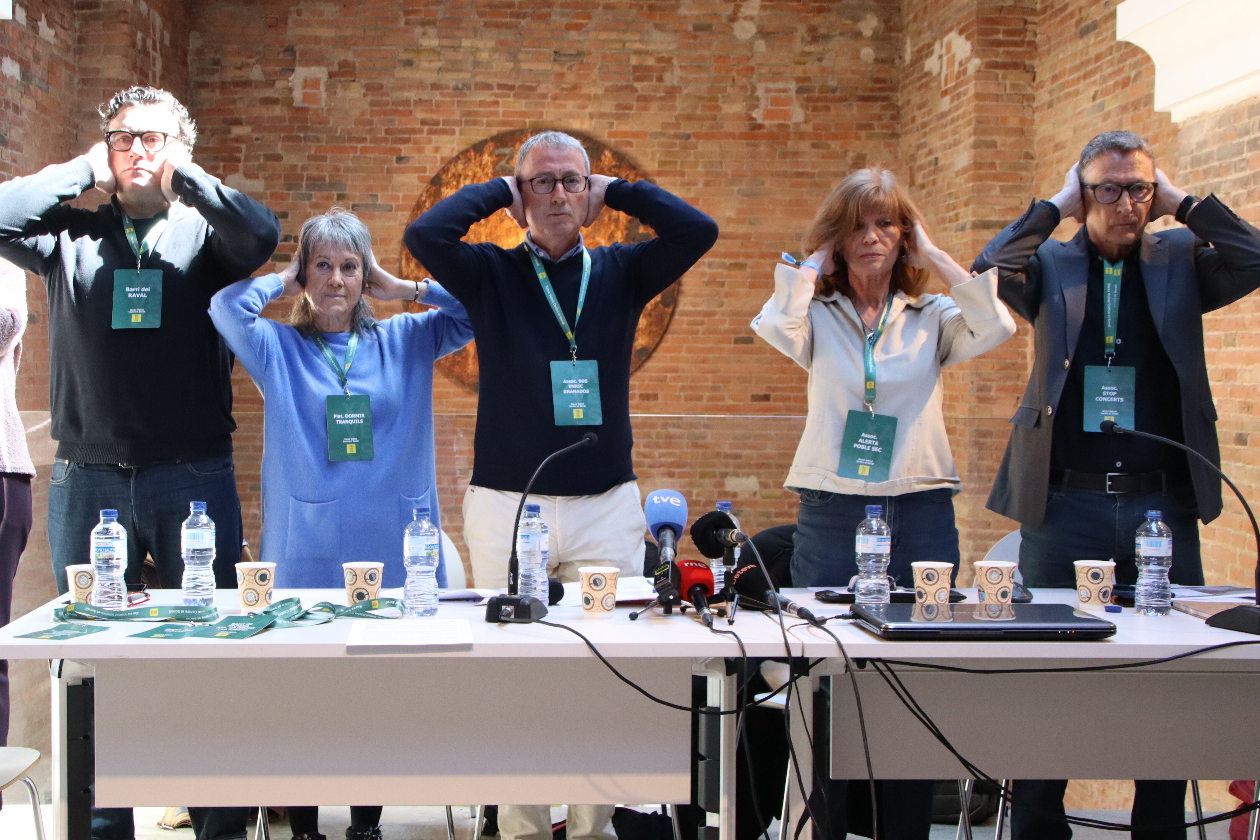 Alguns dels veïns de la nova plataforma Xavecs (ACN).