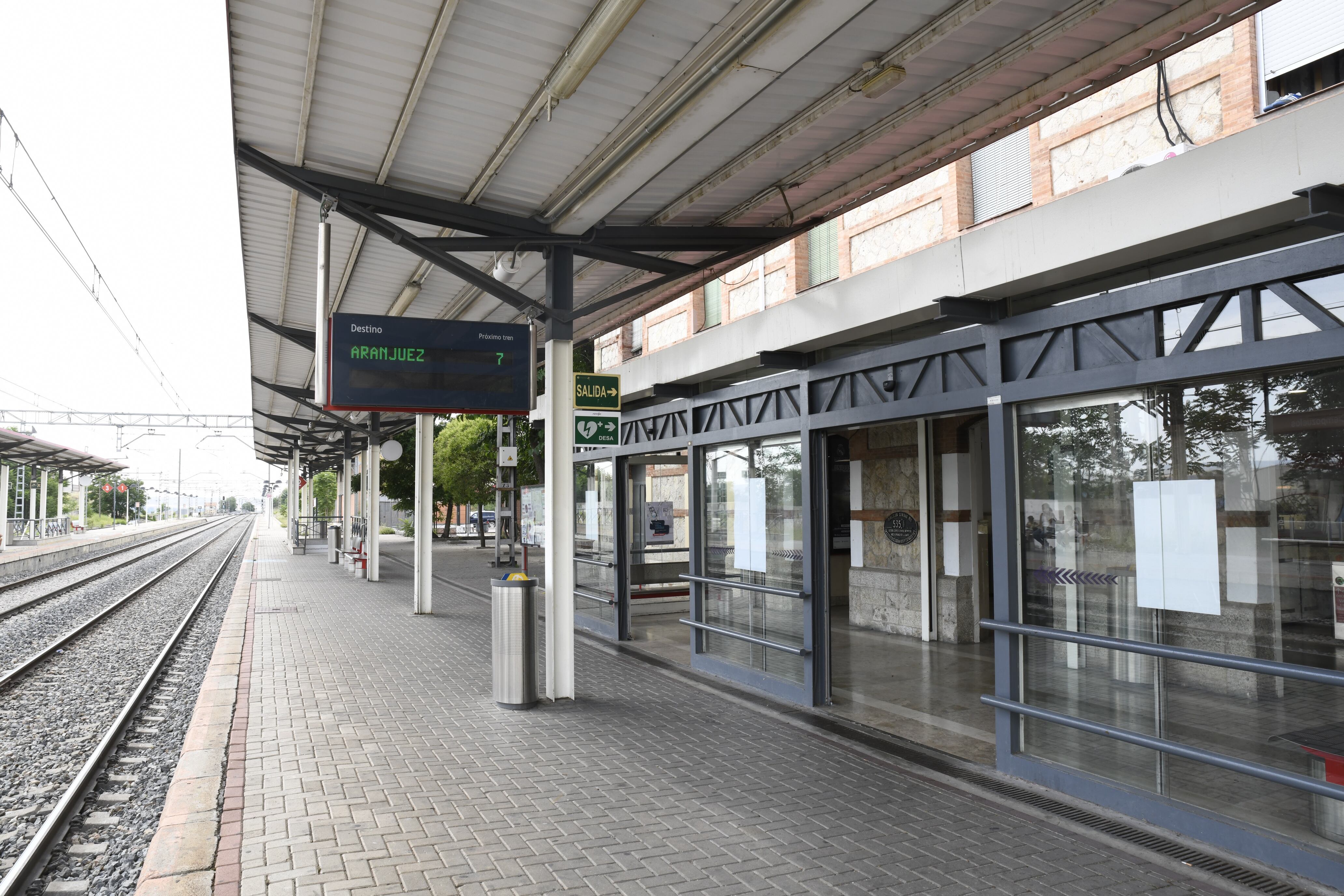 Los andenes de la estación de Ciempozuelos serán ampliados para albergar ascensores