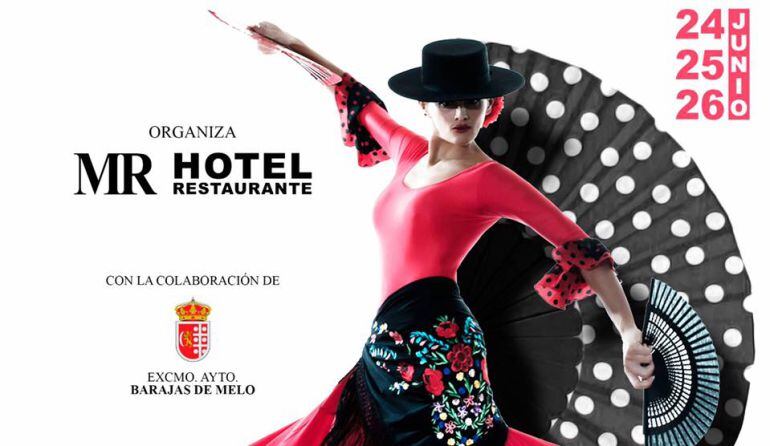 Cartel de la II Fiesta Rociera en El Ballestar de Barajas de Melo