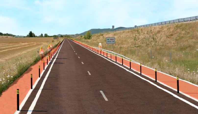 Se trata de una Ruta Ciclista Protegida en la que ya se están aplicando medidas especiales de señalización, disminución temporal del límite de velocidad e intensificación de la vigilancia.