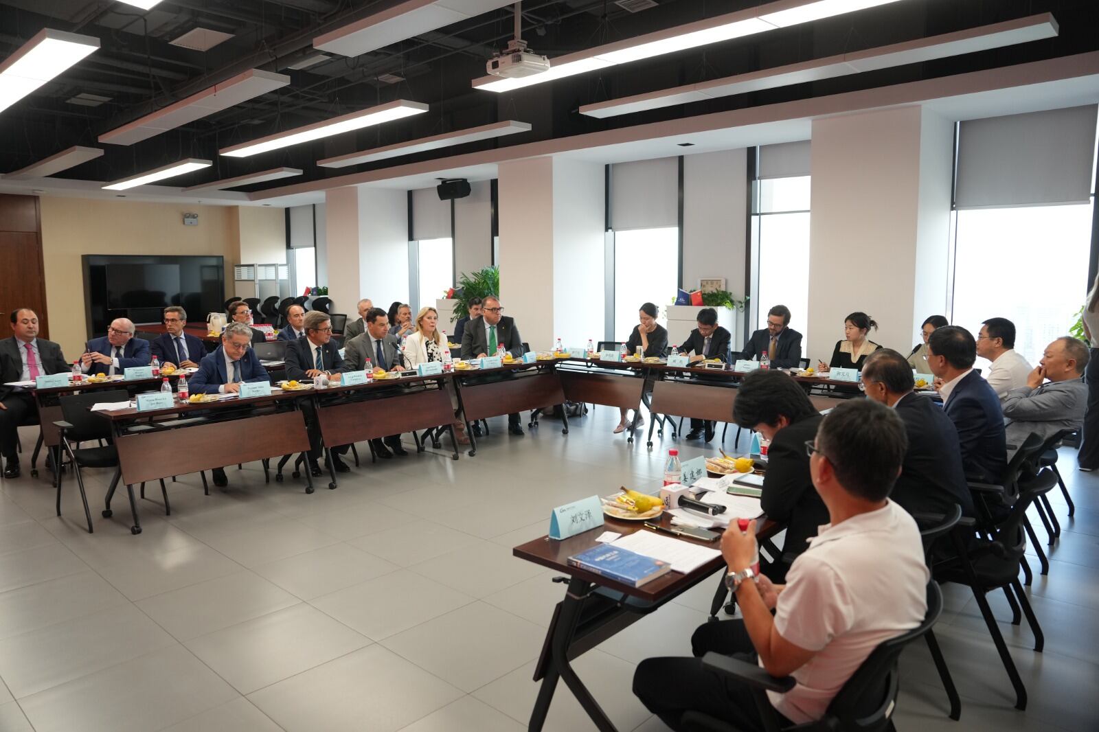 Reunión de la delegación andaluza con empresarios chinos