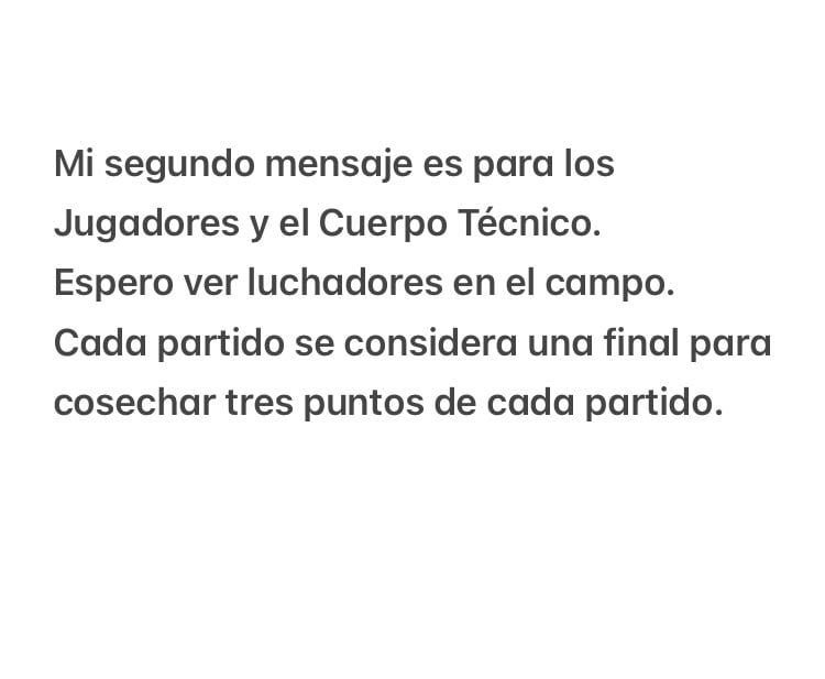 Uno de los mensajes publicados por Al-Thani