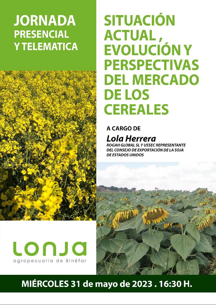 Jornada sobre la actualidad del mundo del cereal en la Lonja Agropecuaria de Binéfar