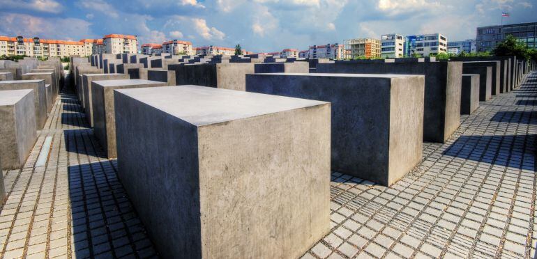 El memorial del holocausto situado en Berlín.