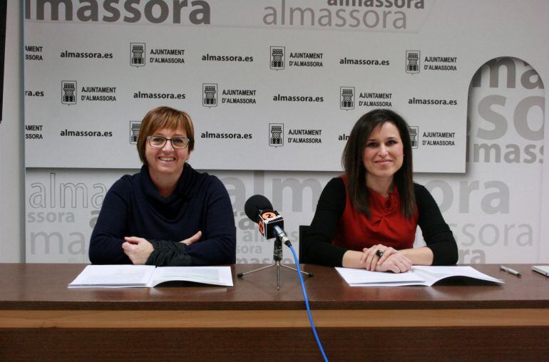 Susana Nicolau (Compromís) y Merche Galí (PSPV)