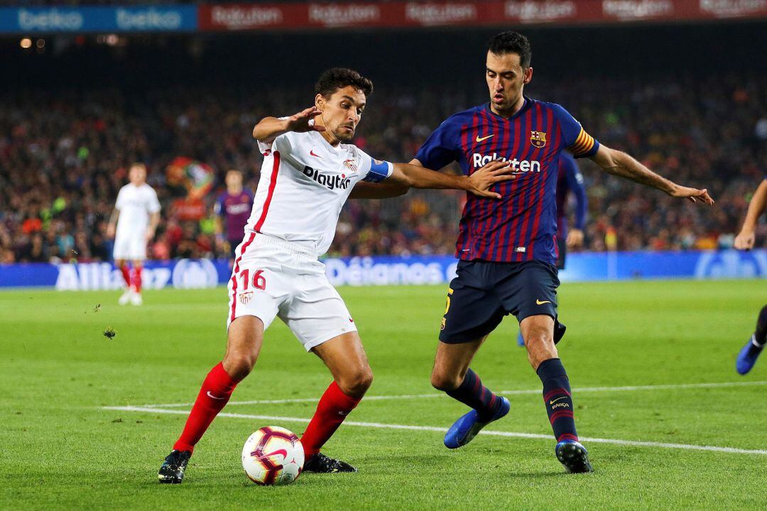 Jesús Navas, durante el partido