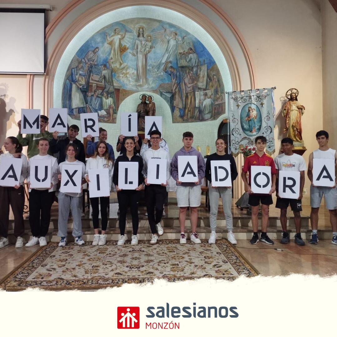 Salesianos Monzón celebra María Auxiliadora