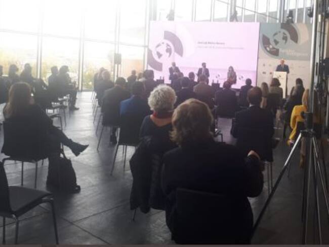 Asistentes a la inauguración del 'I Foro de Innovación y Conocimiento Andalucía Origen y Destino en 2021'