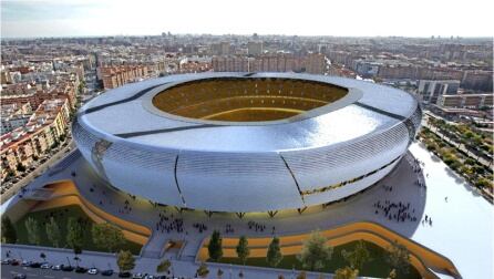 Tercer diseño del proyecto del Nuevo Mestalla (octubre de 2017)