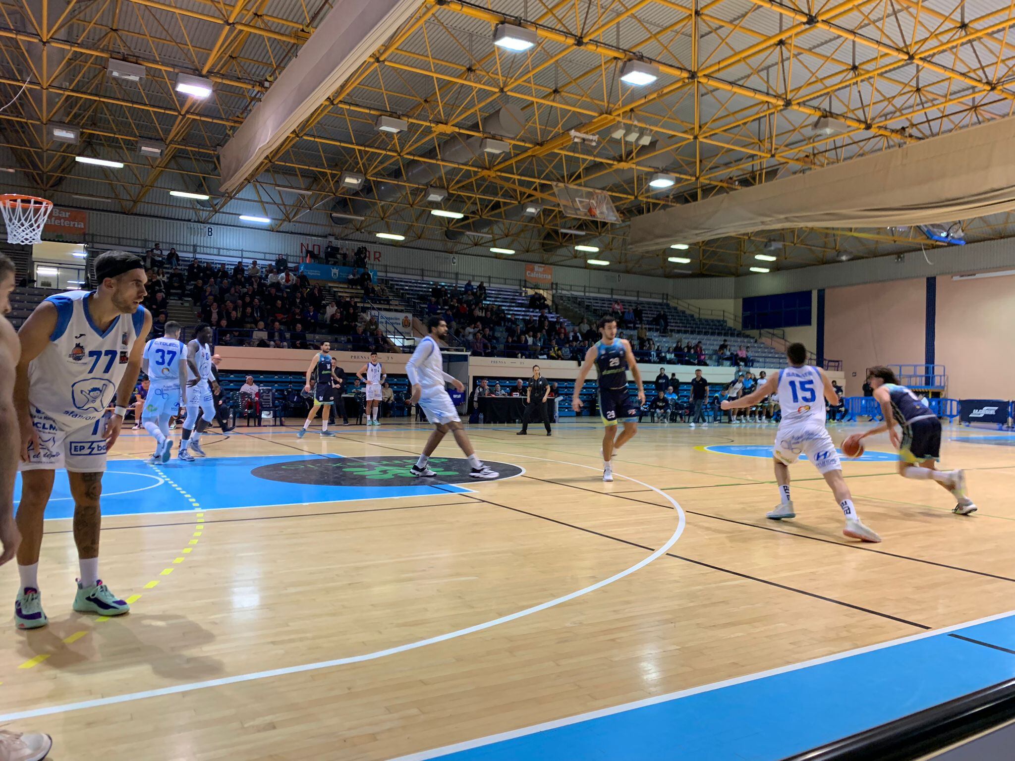 Un momento del partido