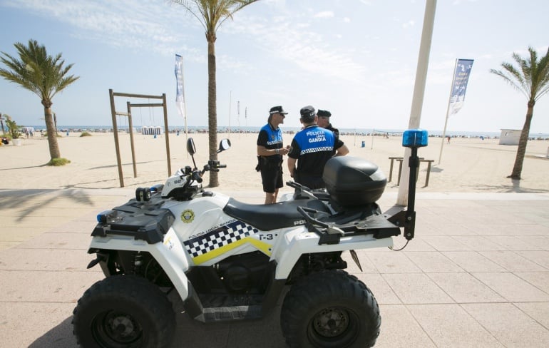 Imagen de archivo de la Policía Local Gandia