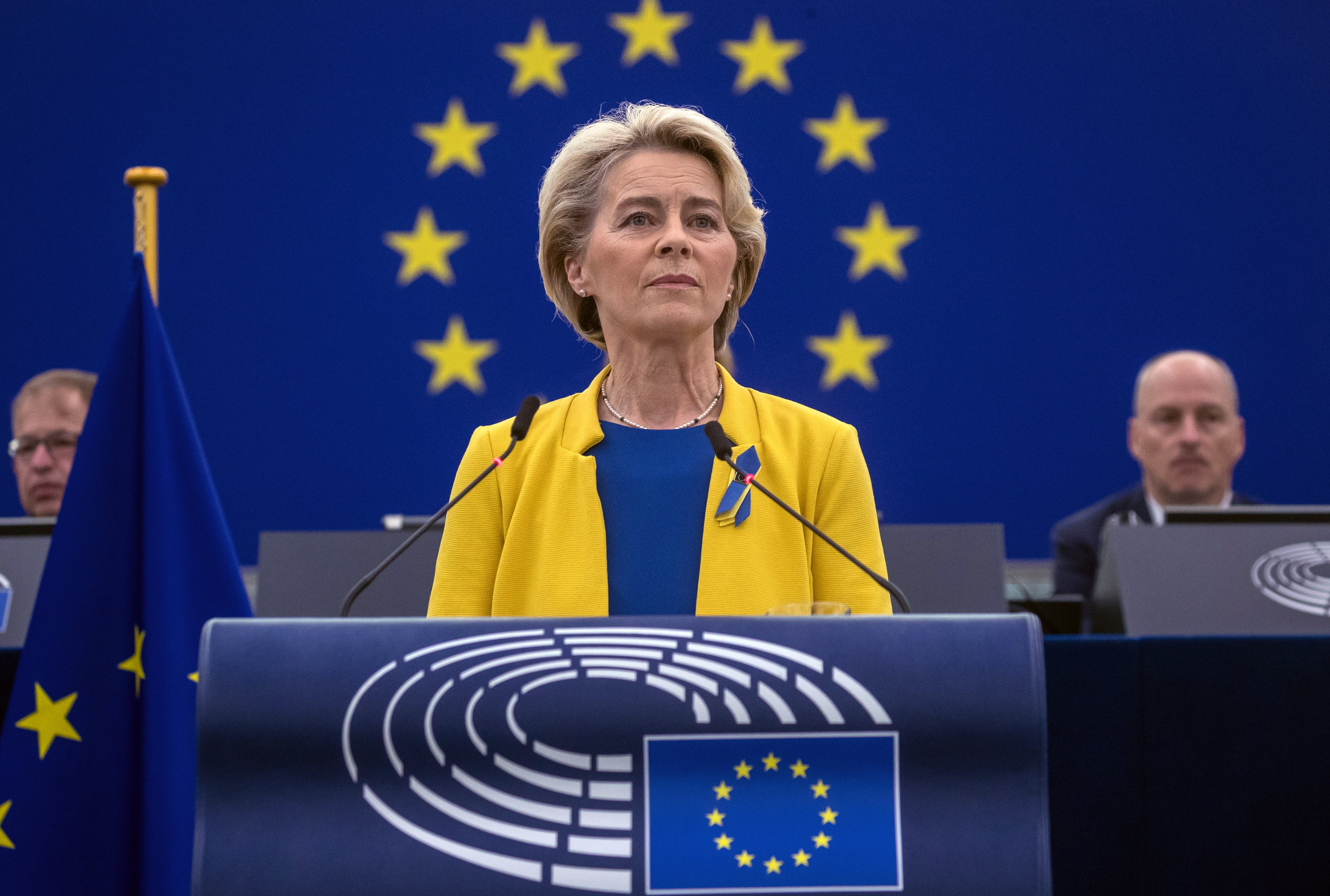 La presidenta de la Comisión Europea, Ursula Von der Leyen.