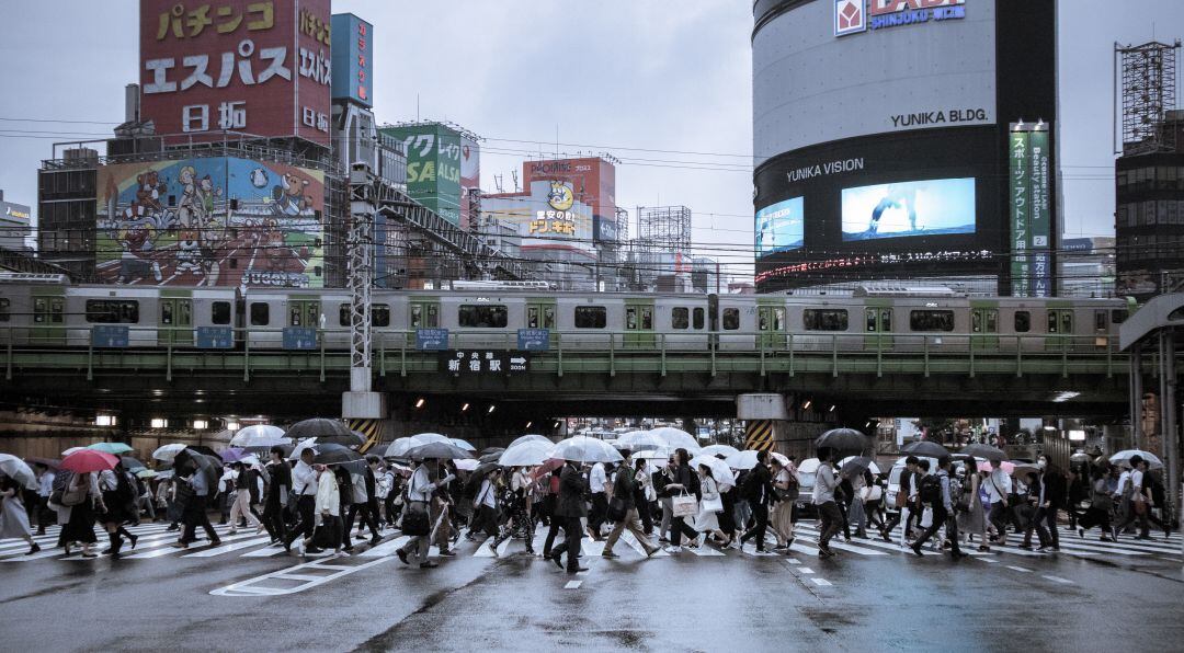 Imagen de una ciudad de Japón