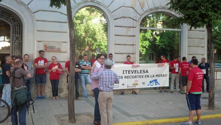 Imagen de una de las protestas de los trabajadores