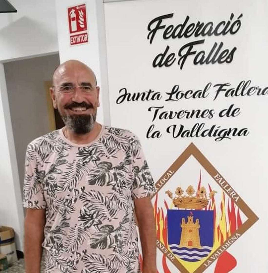 Ximo Pons, el hasta ahora presidente de la Junta Local Fallera de Tavernes 