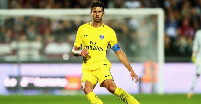 Thiago Motta, durante un partido con el Paris Saint Germain