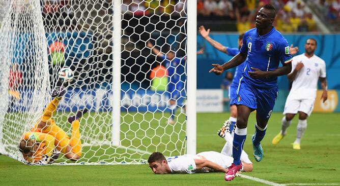 Balotelli, goleador de Italia