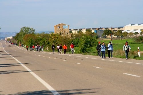 La Jorgeada recorre 80 kilómetros entre Zaragoza y Huesca