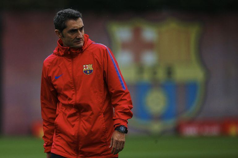 Valverde, durante un entrenamiento