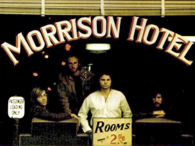 Portada de 'Morrison Hotel', el quinto álbum de The Doors