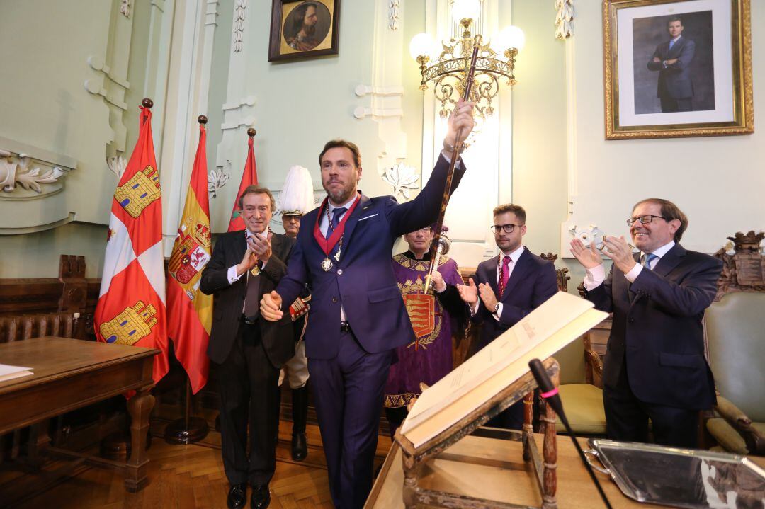 Óscar Puente, elegido alcalde en la constitución del Ayuntamiento de Valladolid 	 
 