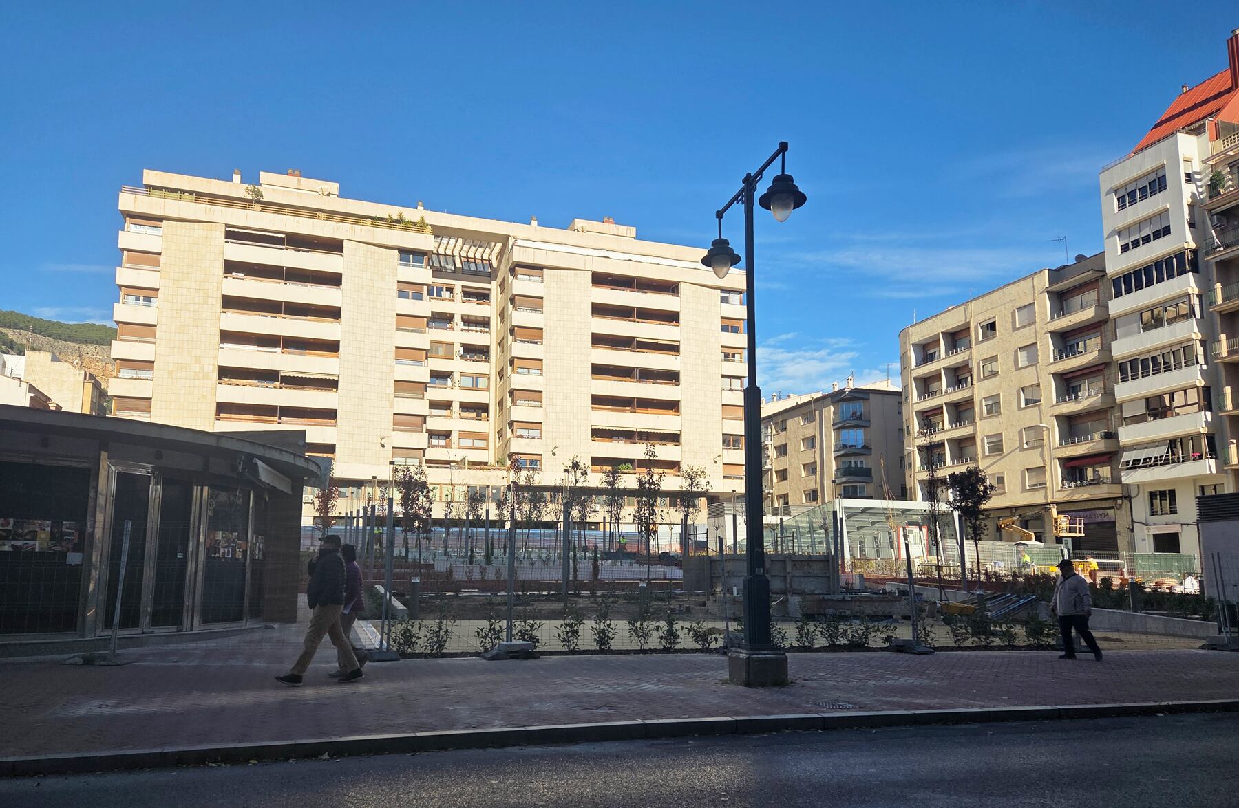 Imagen de la mañana del jueves 20 de noviembre de la plaza de la Constitución, la popular Rosaleda