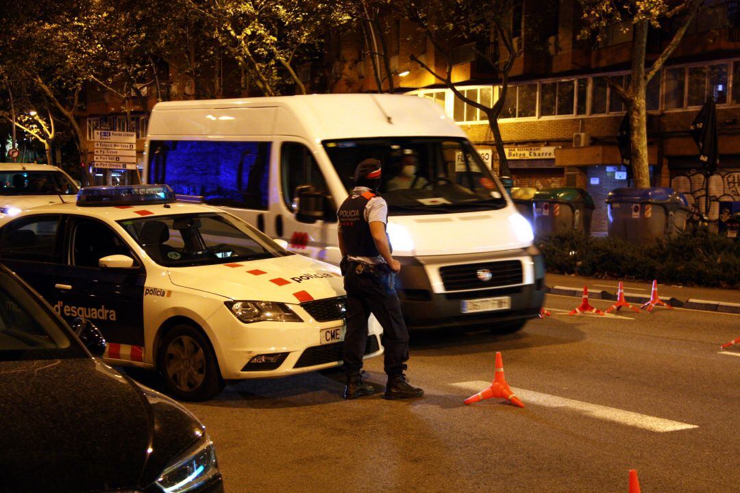 Control dels Mossos d'Esquadra