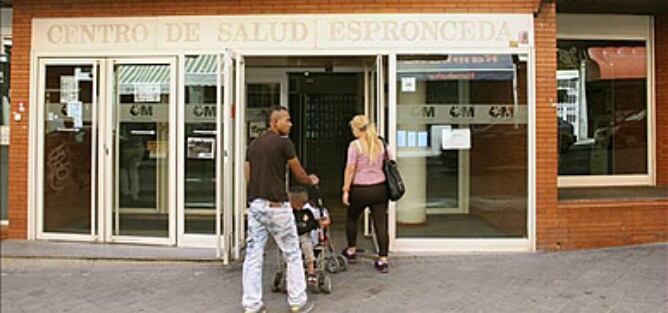 Imagen de un centro de salud en Madrid