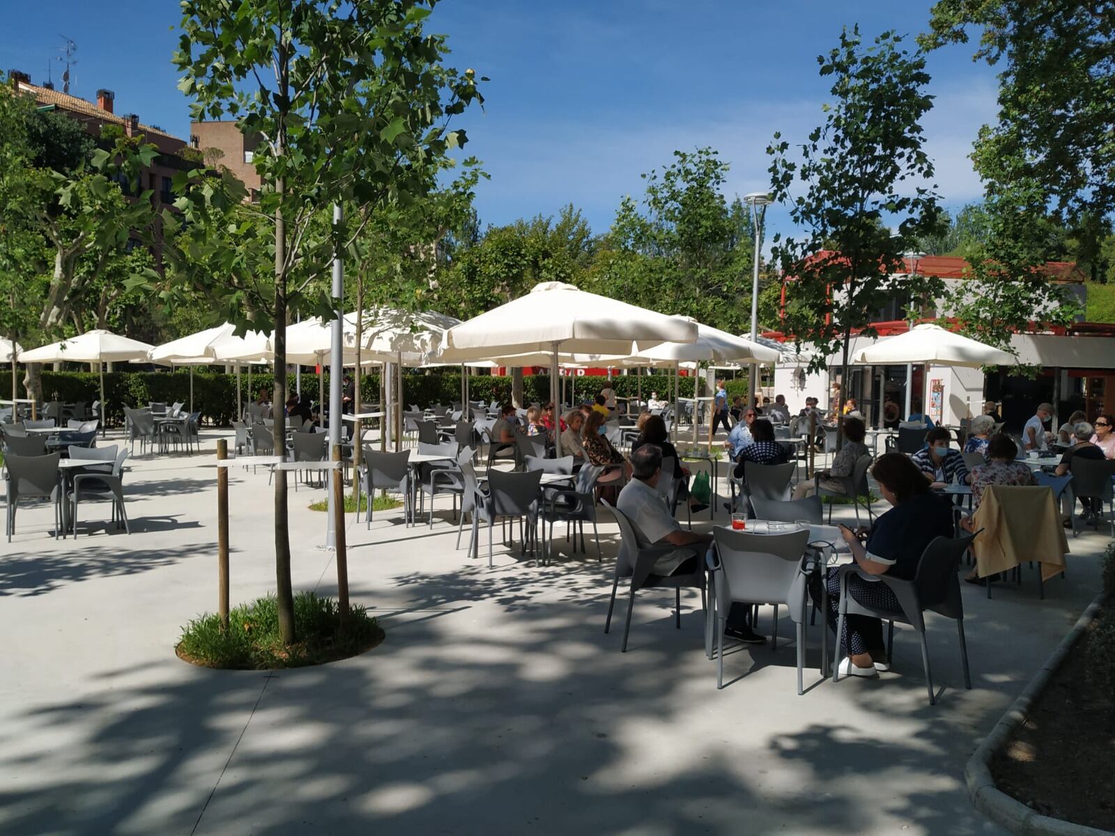 Imagen de archivo del parque-bar